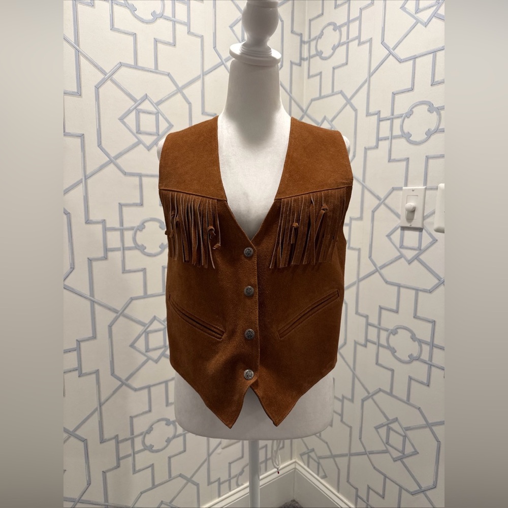 Vintage Mona Mode Leather Vest